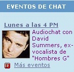 Chat con David este 5 de Noviembre en Starmedia